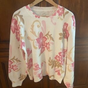 Pretty floral sweater